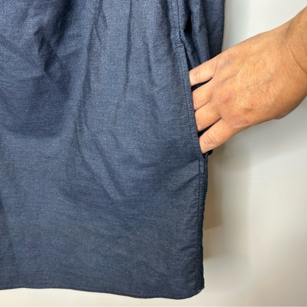 Rag & Bone Blue Chambray Off the Shoulder Mini Dress Size M - Picture 4 of 8